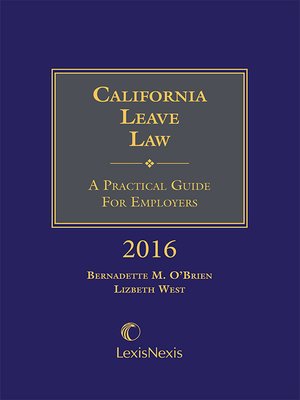 cover image of California Leave Law